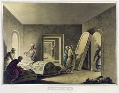 The Tombs of the Kings of Judah, Jerusalem by Luigi Mayer